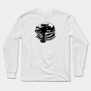 Contrast Pancakes (transparent) Long Sleeve T-Shirt